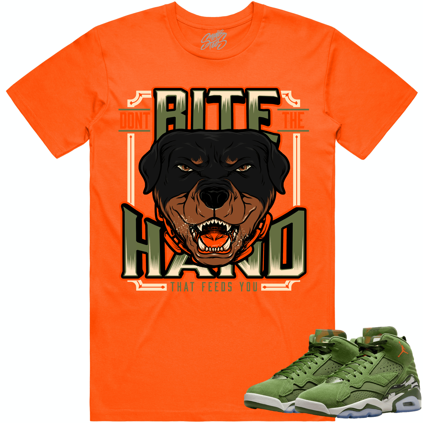 MVP Sky J Shirt - Jordan MVP 678 Olive Shirts - Celadon Dont Bite