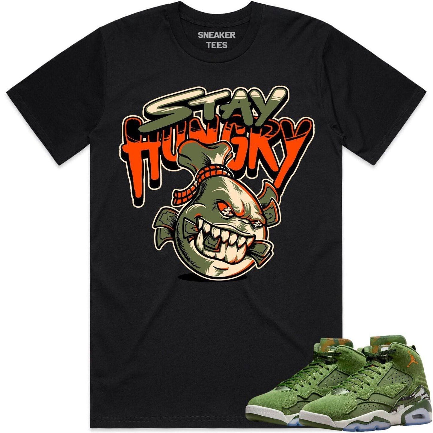 MVP Sky J Shirt - Jordan MVP 678 Olive Shirts - Celadon Money Drip