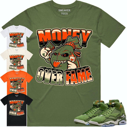 MVP Sky J Shirt - Jordan MVP 678 Olive Shirts - Celadon Money Fame