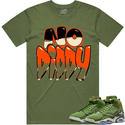 MVP Sky J Shirt - Jordan MVP 678 Olive Shirts - Celadon NoDiddy