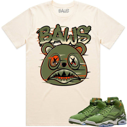 MVP Sky J Shirt - Jordan MVP 678 Sky J Olive Shirts - Glitch Baws