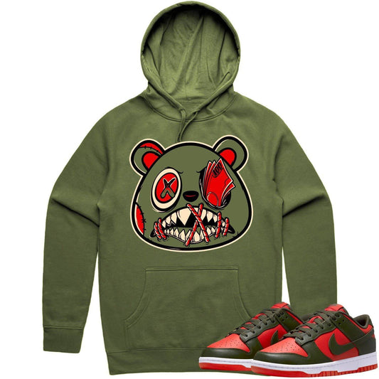 Mystic Red Dunks Hoodie - Dunks Hoodies - Money Talks Baws