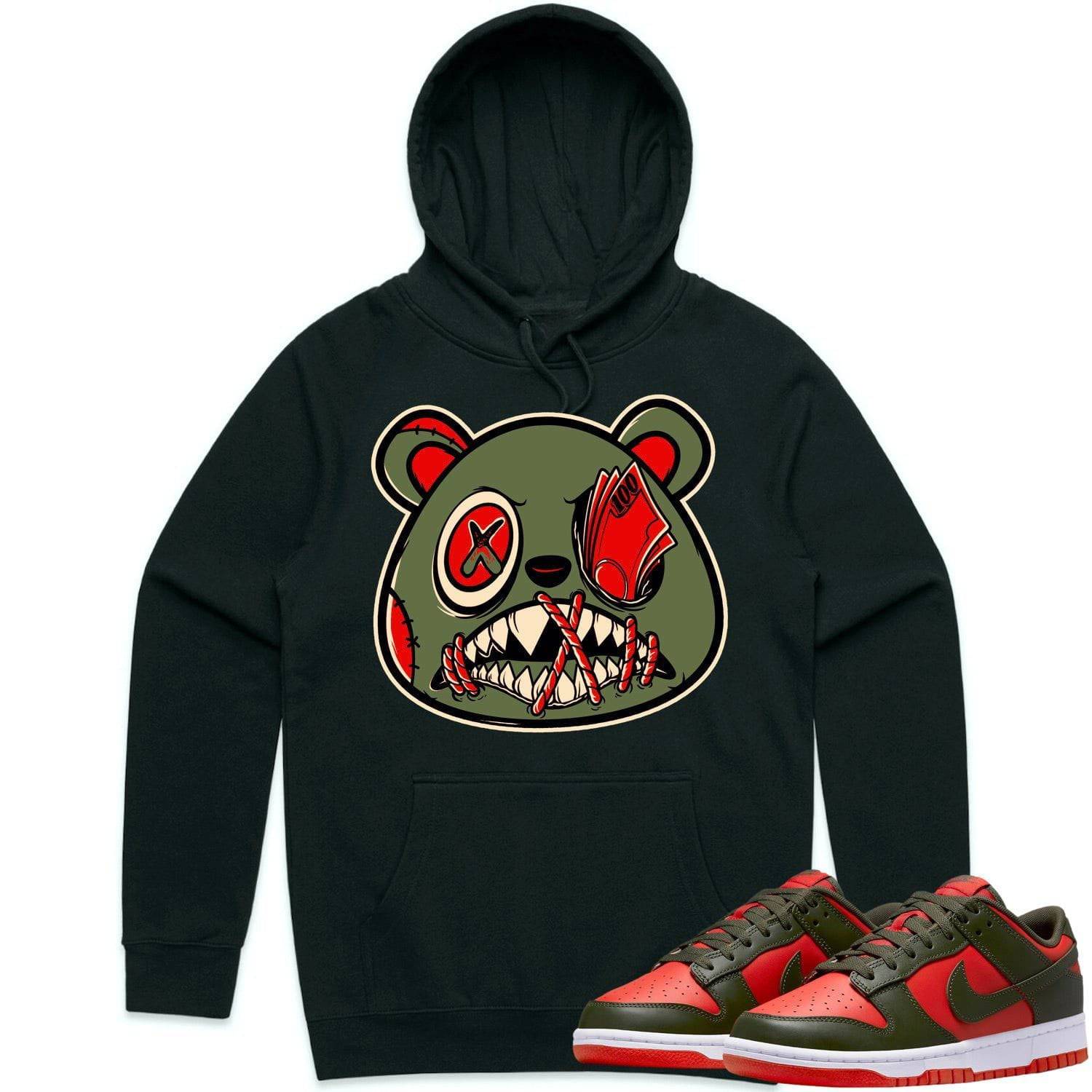 Mystic Red Dunks Hoodie - Dunks Hoodies - Money Talks Baws