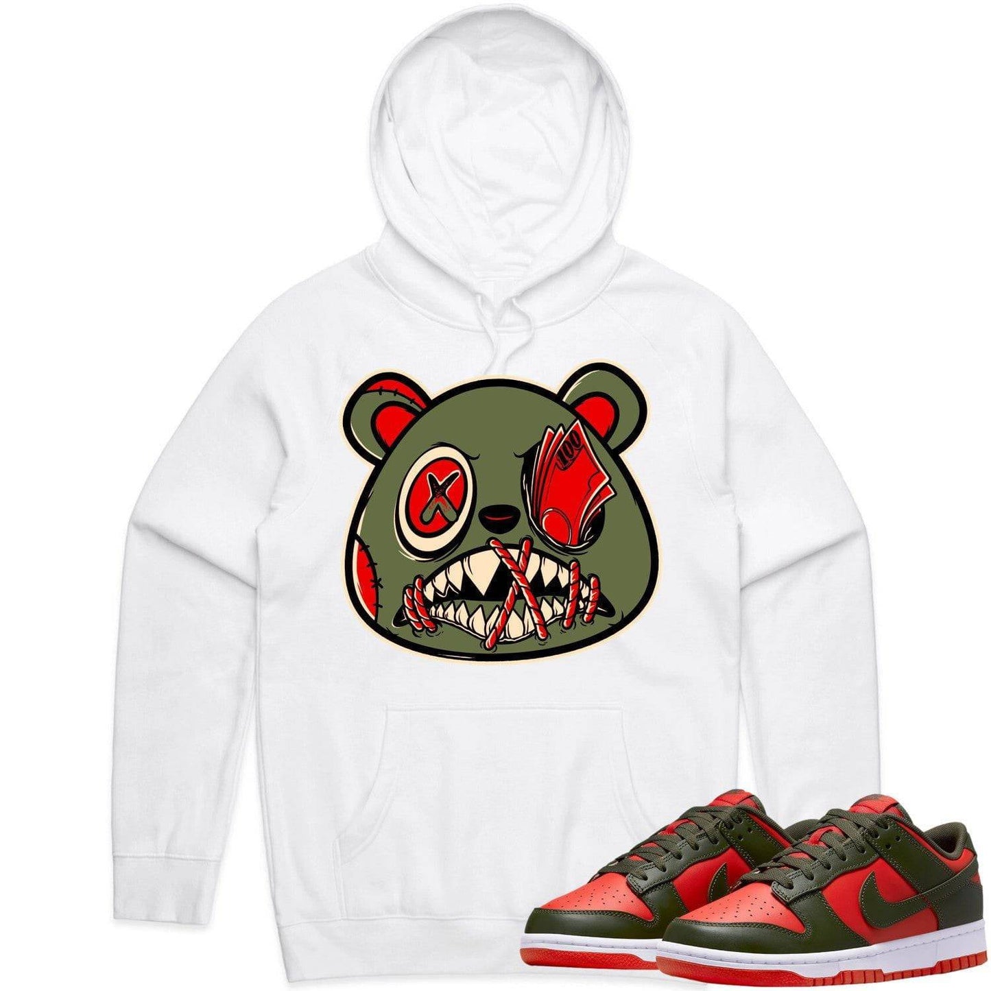 Mystic Red Dunks Hoodie - Dunks Hoodies - Money Talks Baws