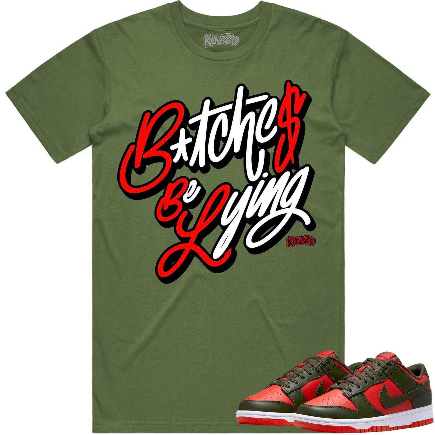 Mystic Red Dunks Shirt - Dunks SB Mystic Red Shirts - Red BBL