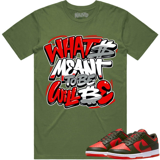 Mystic Red Dunks Shirt - Dunks SB Mystic Red Shirts - Red Meant to Be