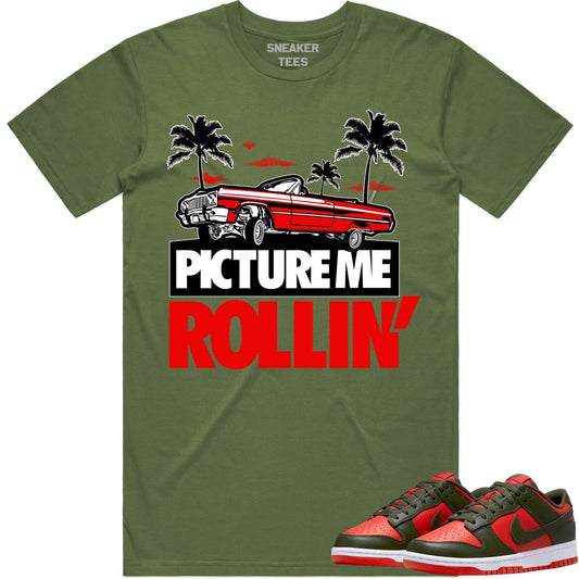 Mystic Red Dunks Shirt - Dunks SB Mystic Red Shirts - Red Picture