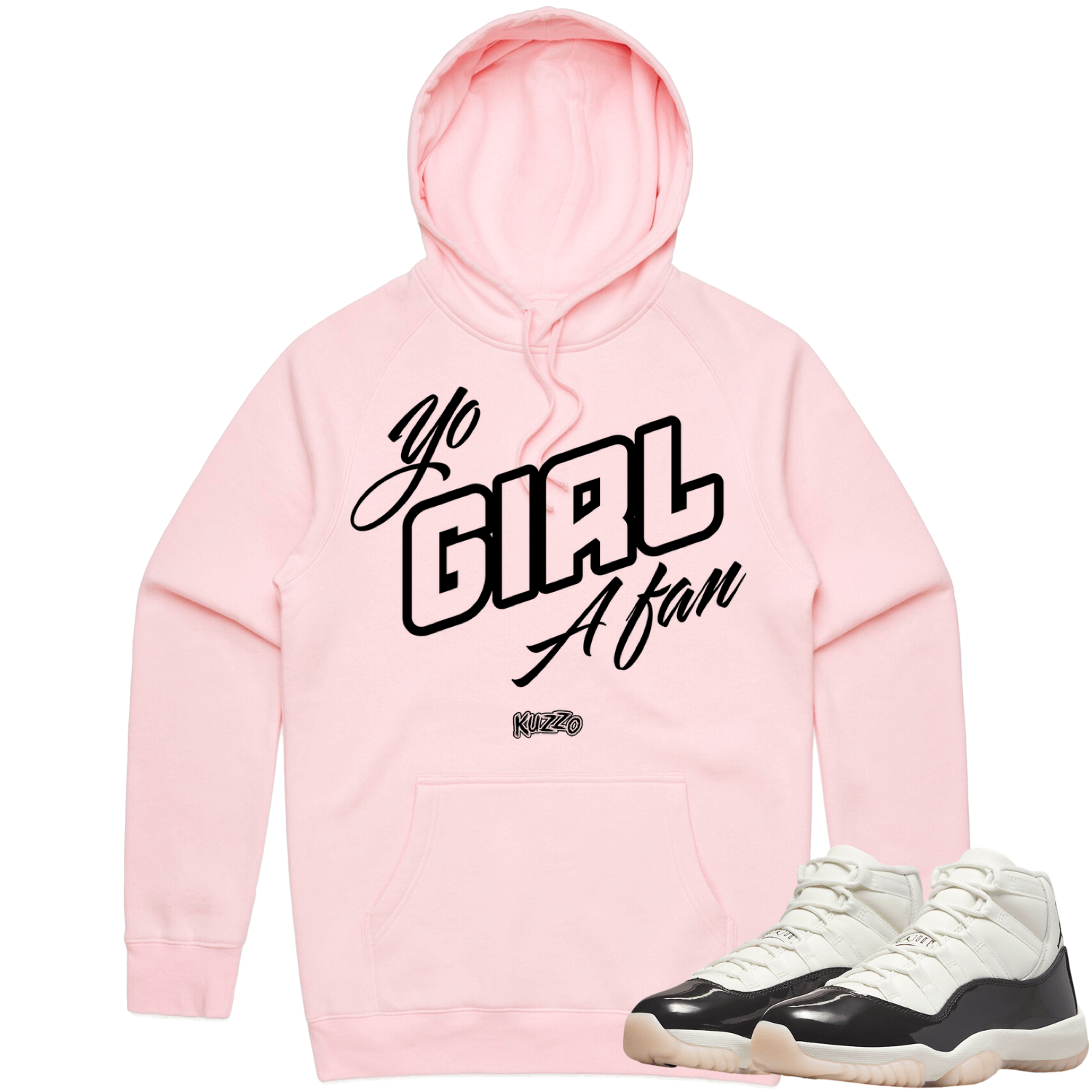 Neapolitan 11s Hoodie - Jordan 11 Neapolitan Hoodies - Yo Girl