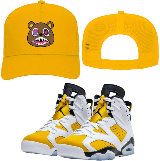 Ochre 6s Trucker Hats - Jordan 6 Ochre 6s Hats - Crazy Baws