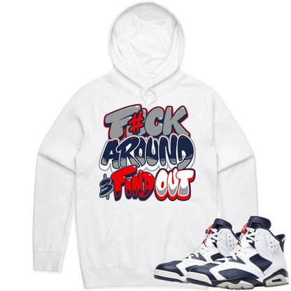 Olympic 6s Hoodie - Jordan Retro 6 Olympic 6s Hoodie - F#CK