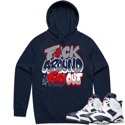 Olympic 6s Hoodie - Jordan Retro 6 Olympic 6s Hoodie - F#CK