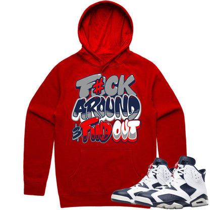 Olympic 6s Hoodie - Jordan Retro 6 Olympic 6s Hoodie - F#CK