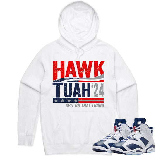 Olympic 6s Hoodie - Jordan Retro 6 Olympic 6s Hoodie - Hawk