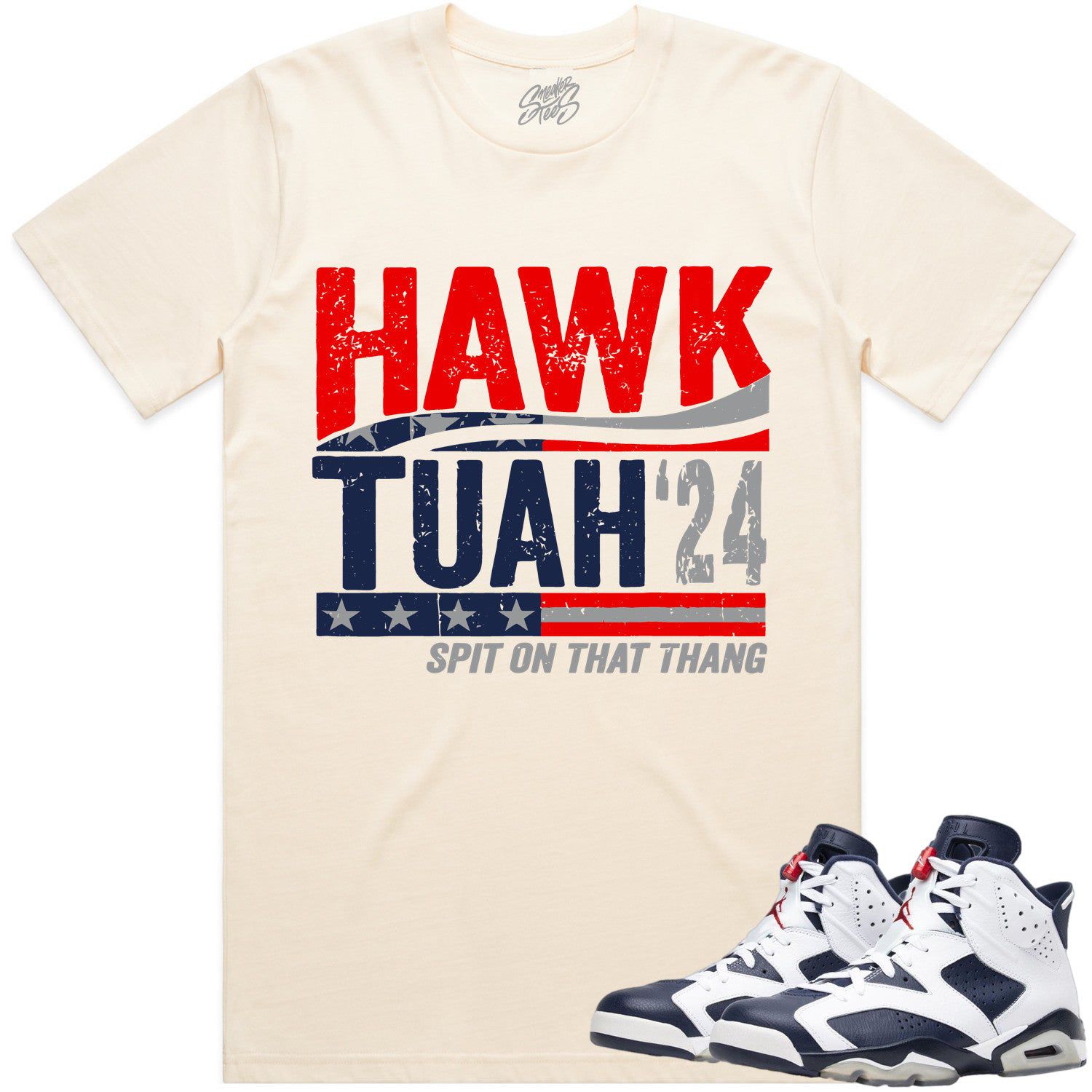 Olympic 6s Shirts - Jordan 6 Olympic Sneaker Tees - Hawk