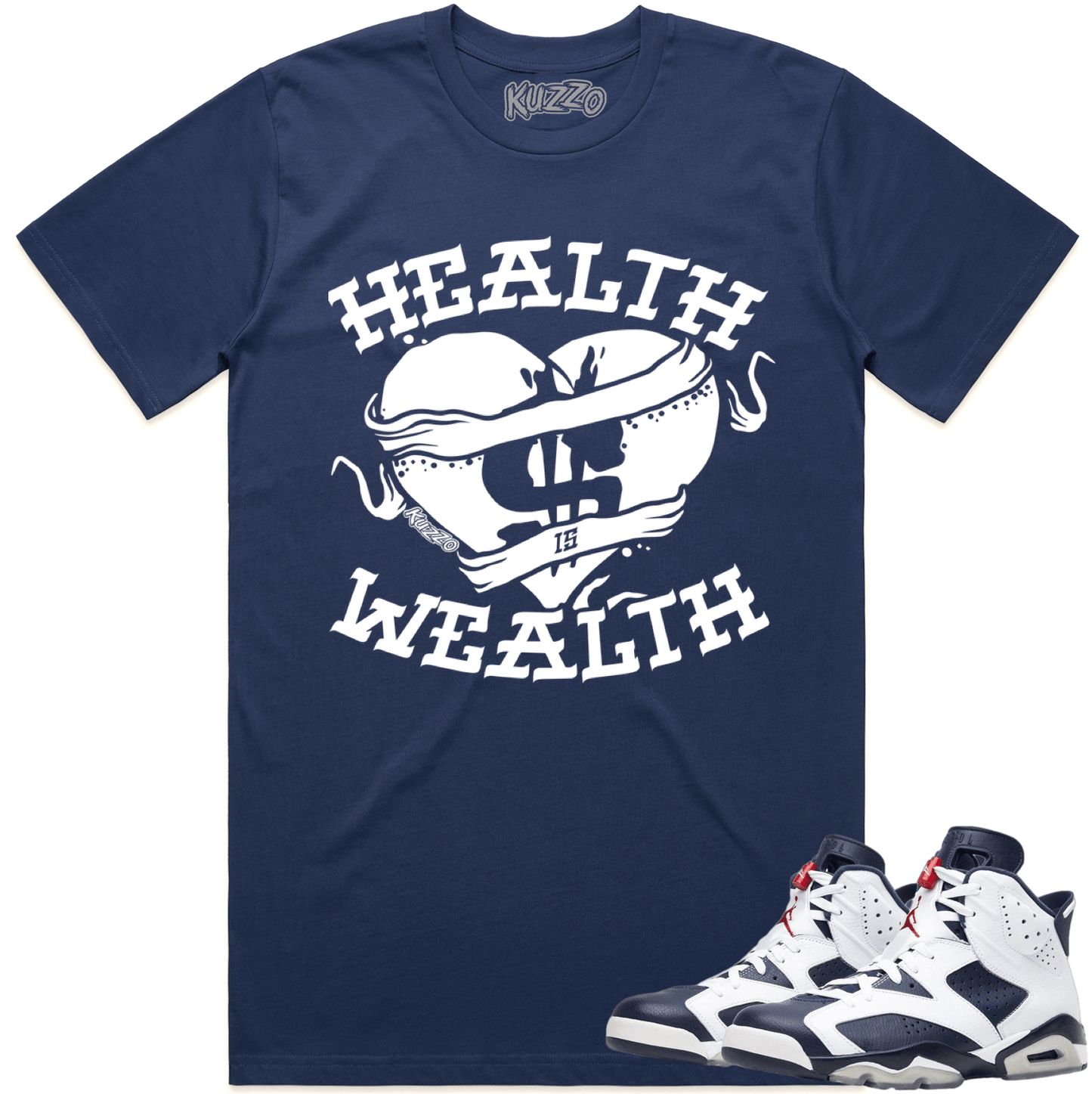 Olympic 6s Shirts - Jordan Retro 6 Olympic 6s Sneaker Tees - Health