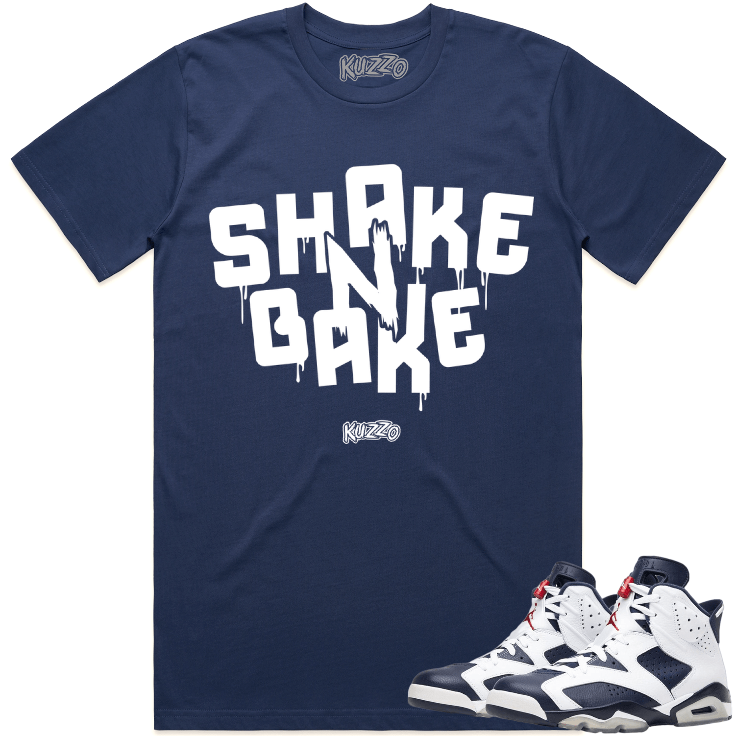 Olympic 6s Shirts - Jordan Retro 6 Olympic 6s Sneaker Tees - Shake