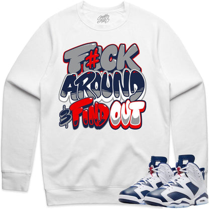 Olympic 6s Sweater - Jordan Retro 6 Olympic 6s Crewnecks - F#CK