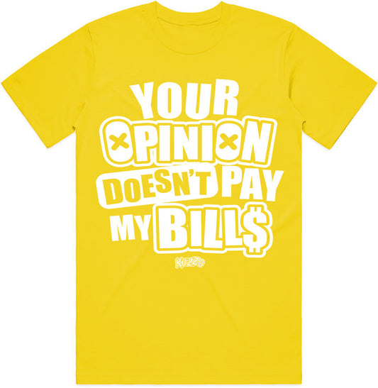 Opinion : Sneaker Tees Shirt to Match : Yellow