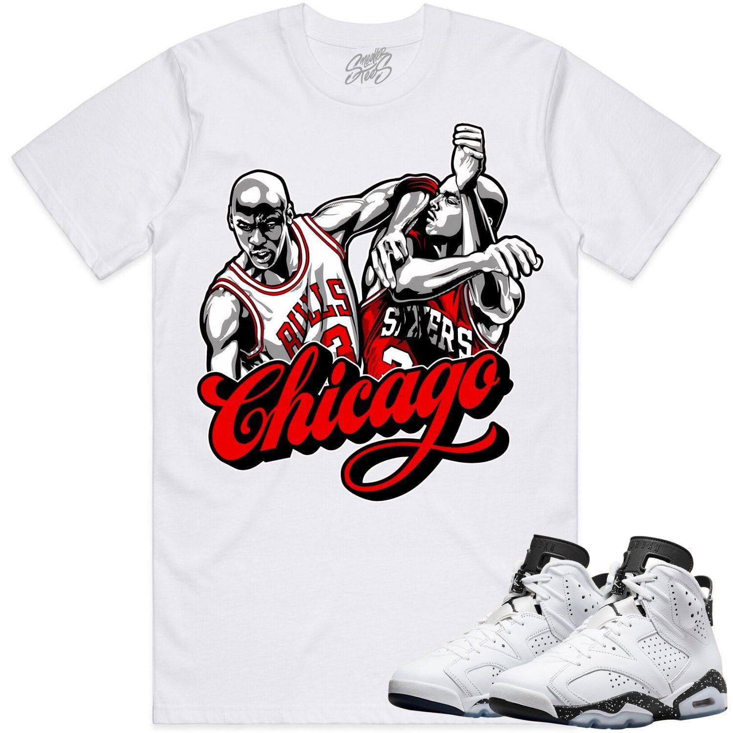 Oreo 6s Shirts - Jordan 6 Reverse Oreo 6s Sneaker Tees - Chicago