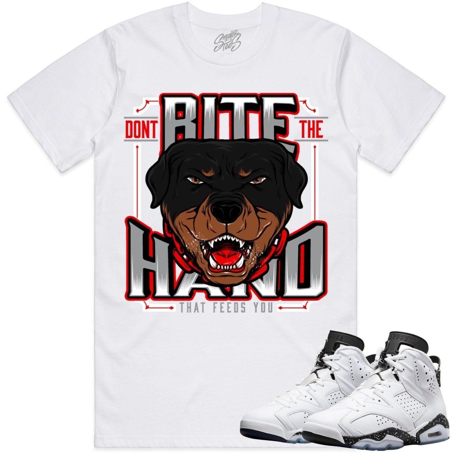 Oreo 6s Shirts - Jordan 6 Reverse Oreo 6s Sneaker Tees - Dont Bite