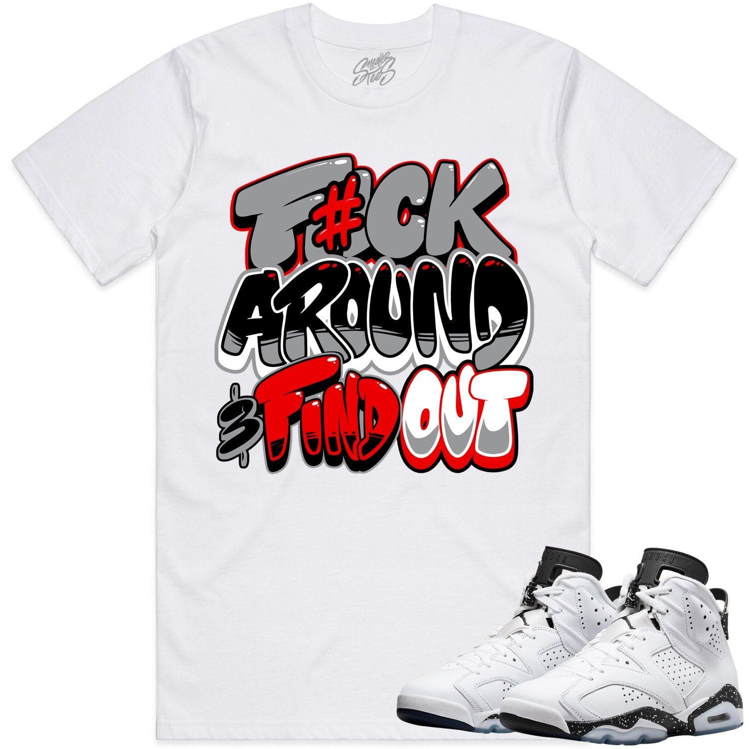 Oreo 6s Shirts - Jordan 6 Reverse Oreo 6s Sneaker Tees - F#ck