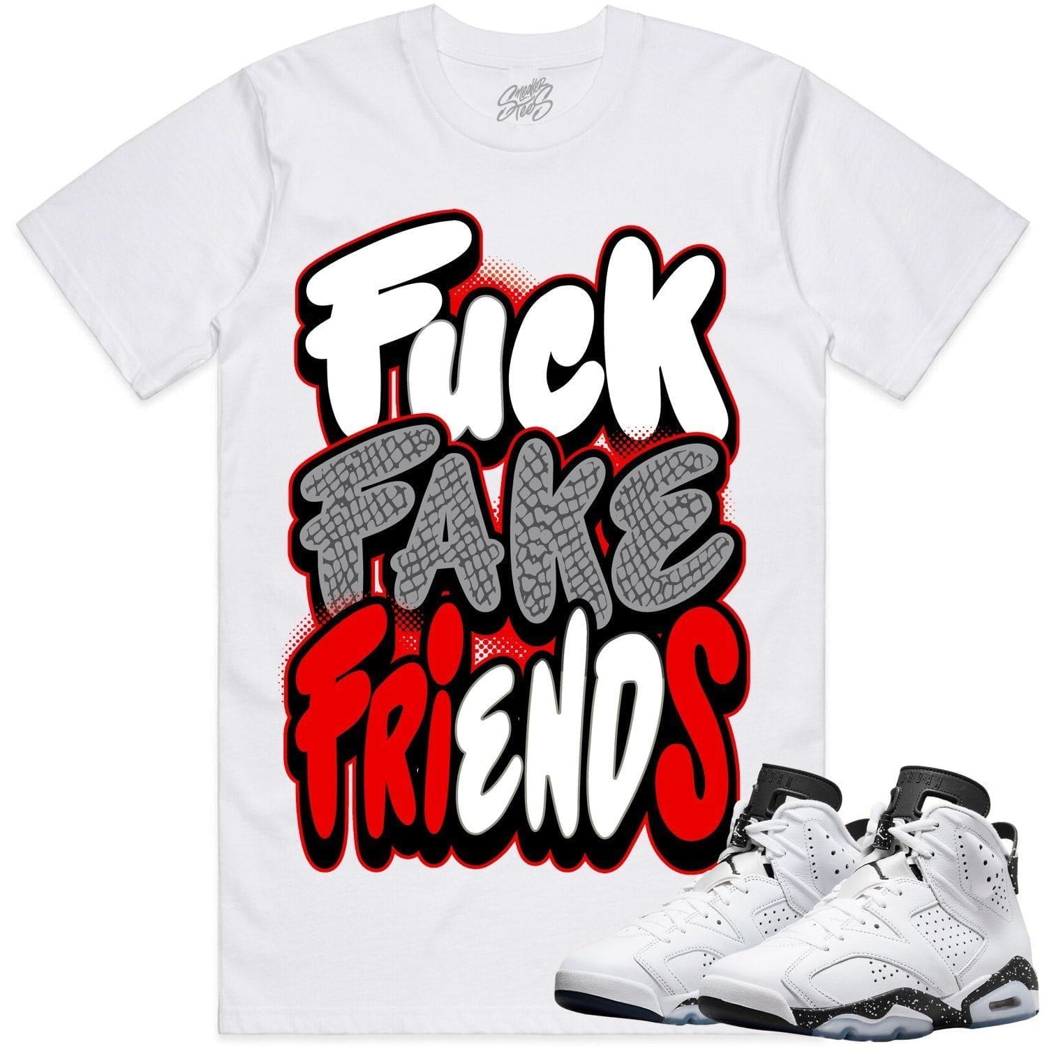 Oreo 6s Shirts - Jordan 6 Reverse Oreo 6s Sneaker Tees - FFF