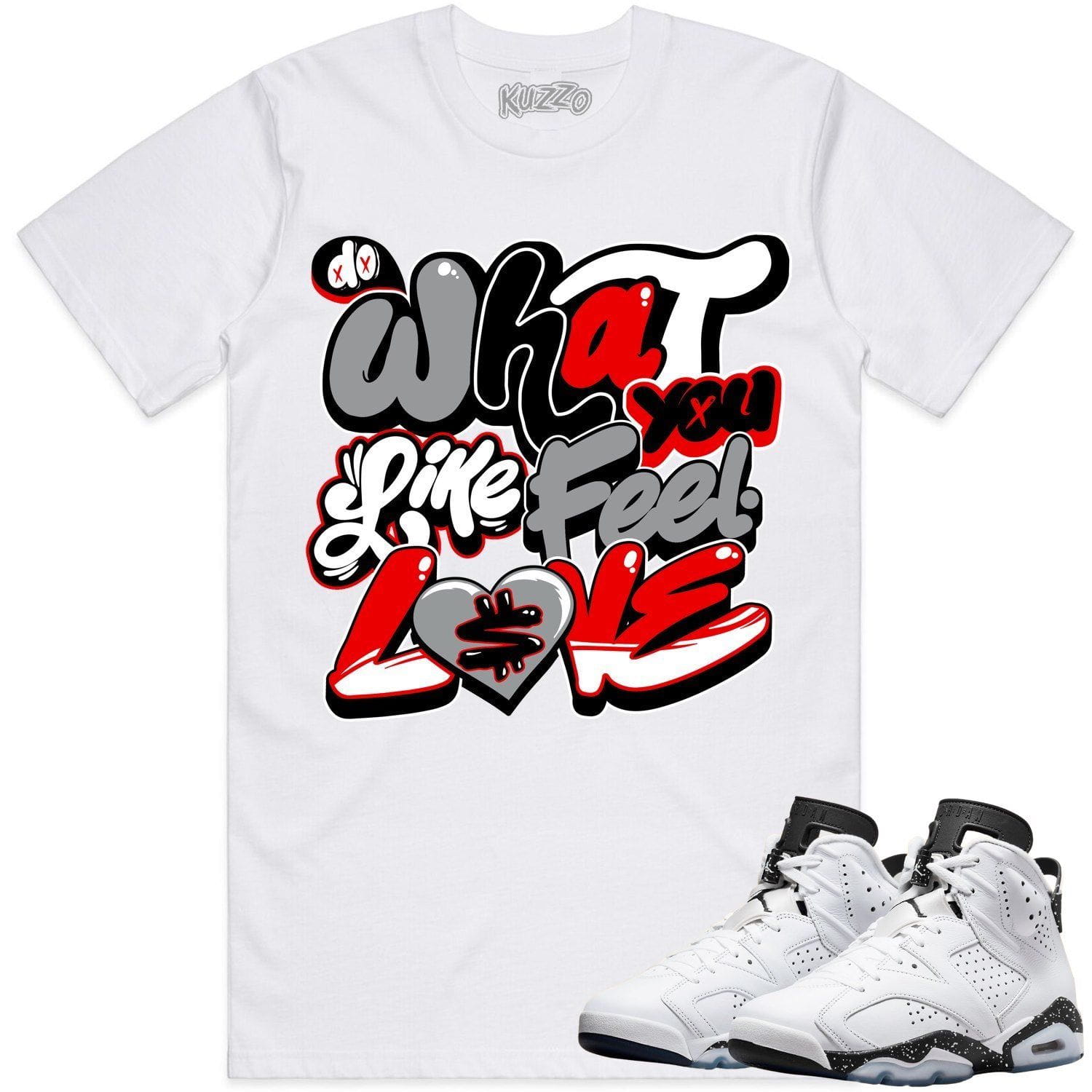 Oreo 6s Shirts - Jordan 6 Reverse Oreo 6s Sneaker Tees - Love