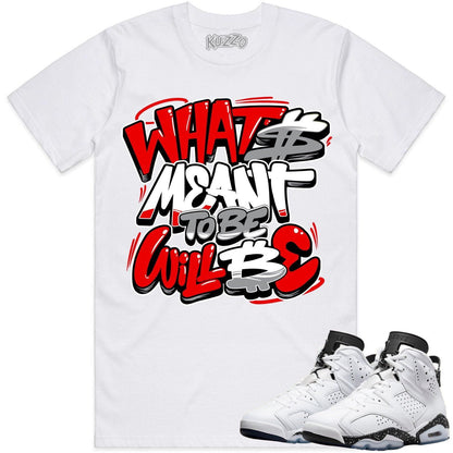 Oreo 6s Shirts - Jordan 6 Reverse Oreo 6s Sneaker Tees - Meant to Be
