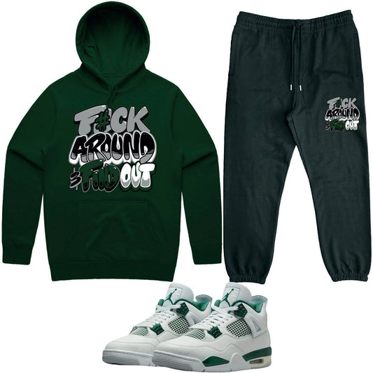 Oxidized 4s Sneaker Outfits - Hoodie and Joggers Set - Oxidized F#ck