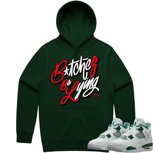 Oxidized Green 4s Hoodie - Jordan 4 Oxidized Green Hoodie - BBL