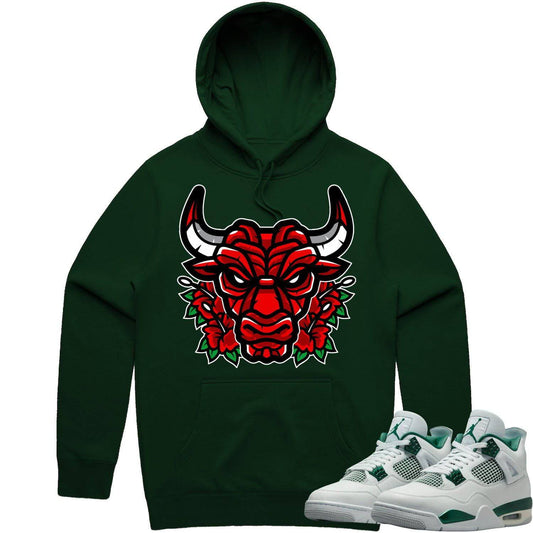 Oxidized Green 4s Hoodie - Jordan 4 Oxidized Green Hoodie - Bully Roses