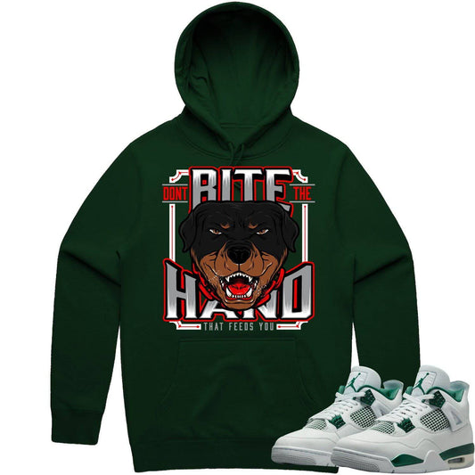 Oxidized Green 4s Hoodie - Jordan 4 Oxidized Green Hoodie - Dont Bite