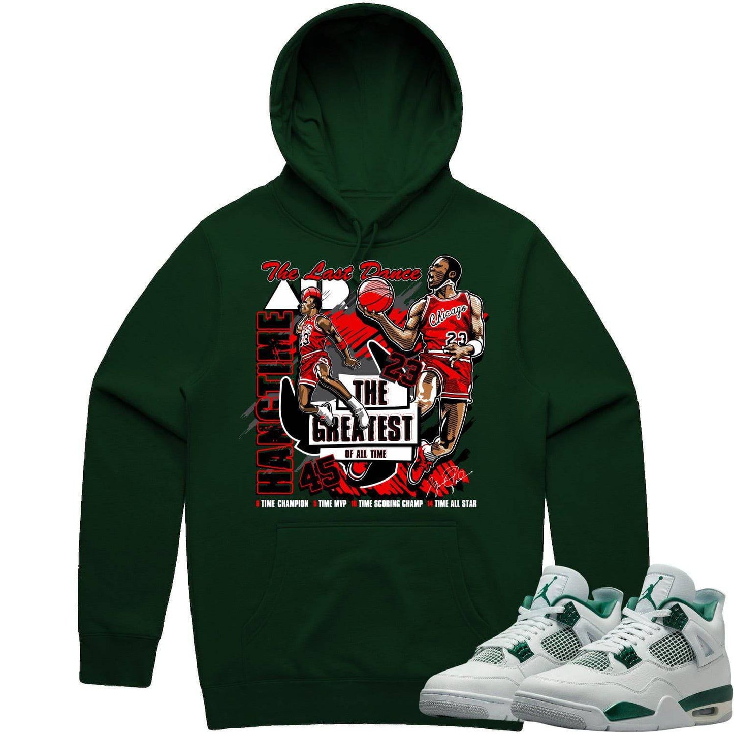 Oxidized Green 4s Hoodie - Jordan 4 Oxidized Green Hoodie - Hangtime