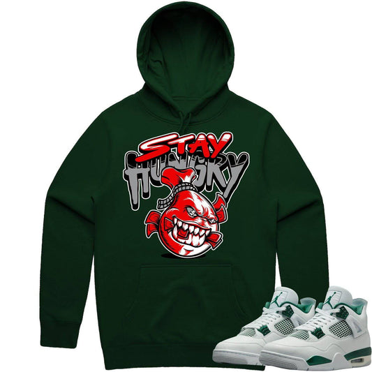 Oxidized Green 4s Hoodie - Jordan 4 Oxidized Green Hoodie - Hungry