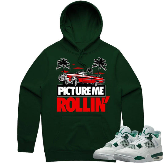 Oxidized Green 4s Hoodie - Jordan 4 Oxidized Green Hoodie - PMR