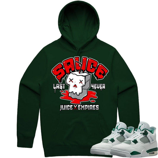 Oxidized Green 4s Hoodie - Jordan 4 Oxidized Green Hoodie - Sauce