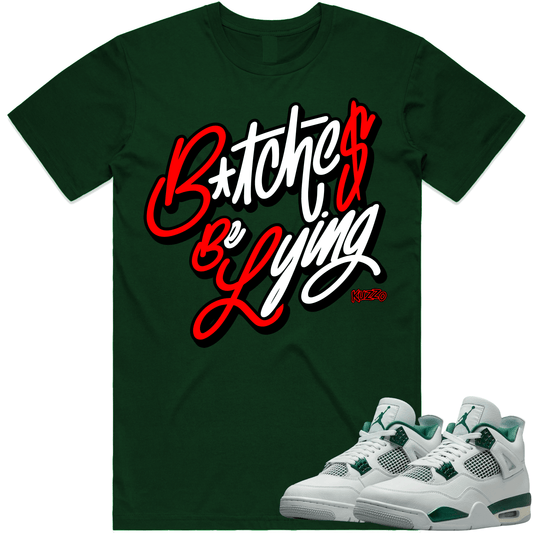 Oxidized Green 4s Shirt - Jordan 4 Oxidized Sneaker Tees - BBL