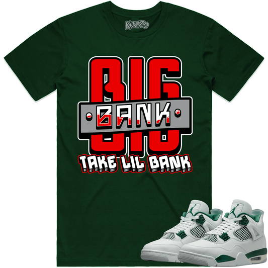 Oxidized Green 4s Shirt - Jordan 4 Oxidized Sneaker Tees - Big Bank