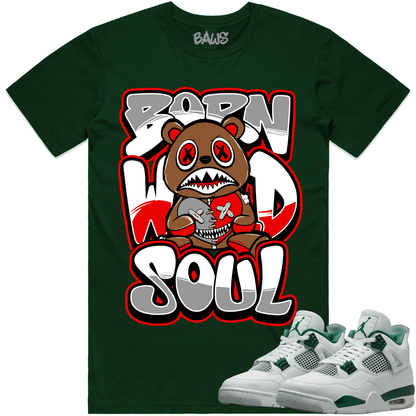 Oxidized Green 4s Shirt - Jordan 4 Oxidized Sneaker Tees - Born Wild