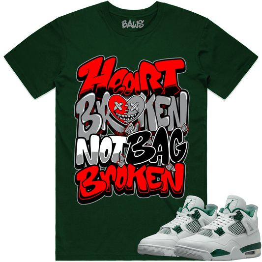 Oxidized Green 4s Shirt - Jordan 4 Oxidized Sneaker Tees - Broken