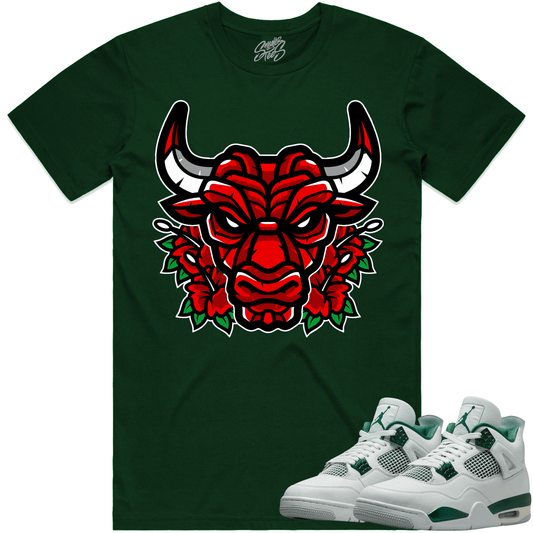 Oxidized Green 4s Shirt - Jordan 4 Oxidized Sneaker Tees - Bully Roses