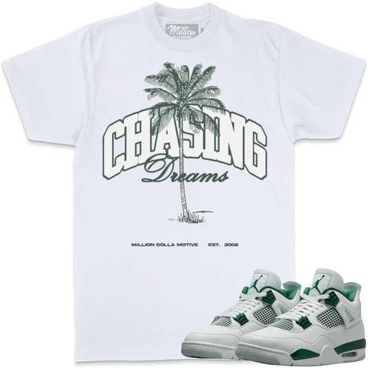 Oxidized Green 4s Shirt - Jordan 4 Oxidized Sneaker Tees - Chasing