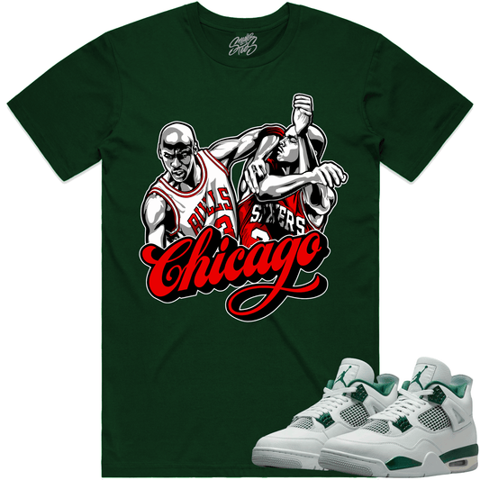Oxidized Green 4s Shirt - Jordan 4 Oxidized Sneaker Tees - Chicago
