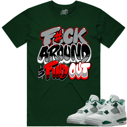 Oxidized Green 4s Shirt - Jordan 4 Oxidized Sneaker Tees - F#ck