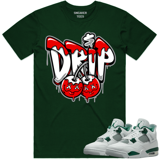 Oxidized Green 4s Shirt - Jordan 4 Oxidized Sneaker Tees - Money Drip