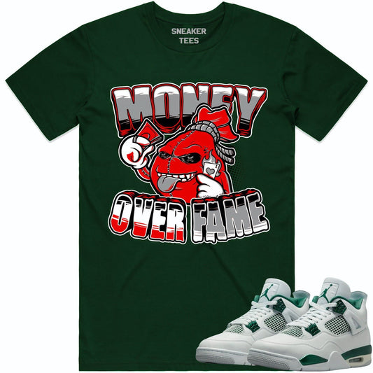 Oxidized Green 4s Shirt - Jordan 4 Oxidized Sneaker Tees - Money Fame