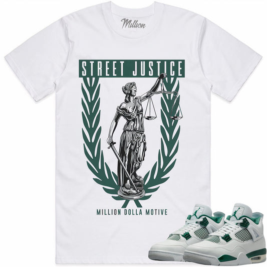Oxidized Green 4s Shirt - Jordan 4 Oxidized Sneaker Tees - Street