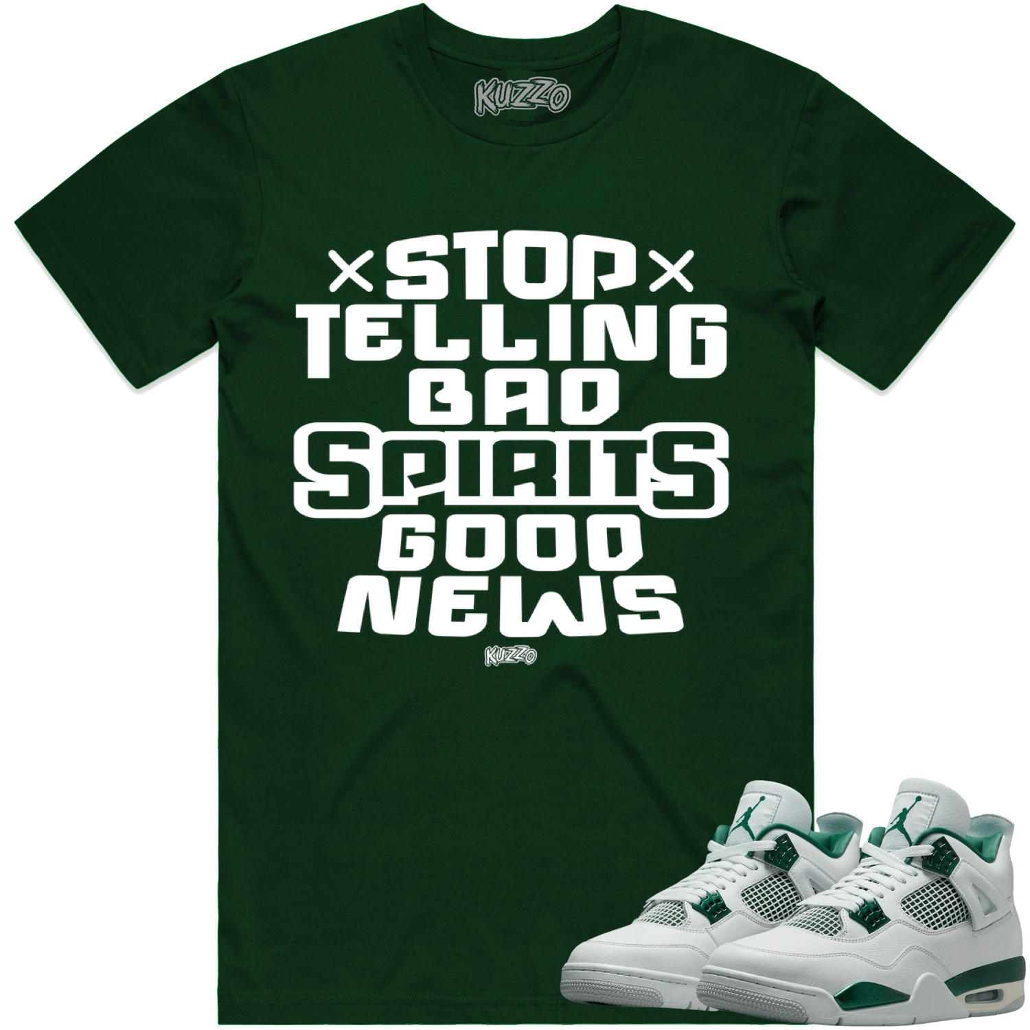 Oxidized Green 4s Shirts - Jordan 4 Oxidized Green Shirt - Spirits