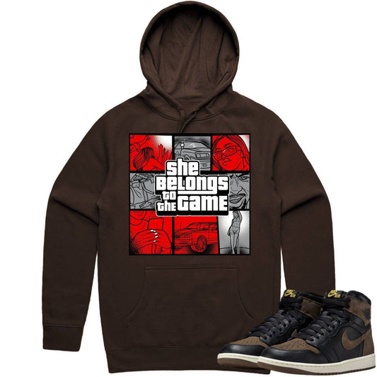 Palomino 1s Hoodie - Jordan 1 Palomino 1s Hoodie - Red Game