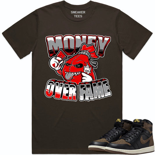 Palomino 1s Shirt - Jordan 1 Palomino Sneaker Tees - Money over Fame